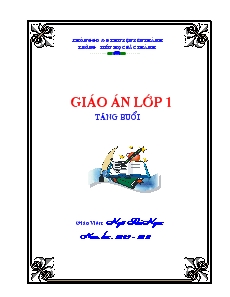 Bìa Giáo Án Lớp 1 Tăng Buổi