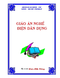 Bìa Giáo án nghề điện dân dụng