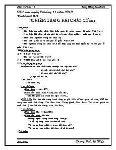 Giáo Án Buổi Chiều Lớp 1 Và Lớp 2 - Tuần 12 - Dương Thị Mỹ Hiệp - Trường TH Long Thành Bắc C