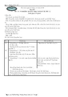 Giáo án Lớp 1 - Tuần 13 - Trần Thị Hằng – Trường Tiểu học Bình An 4