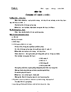 Giáo Án Lớp 1 Tuần 1