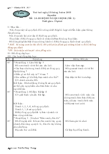 Giáo án Lớp 1 - Tuần 24 - Trần Thị Hằng – Trường Tiểu học Bình An 4