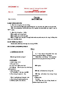 Giáo án Lớp 2 - Tuần 15