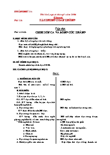 Giáo án Lớp 2 - Tuần 21