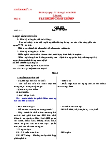 Giáo án Lớp 2 - Tuần 23