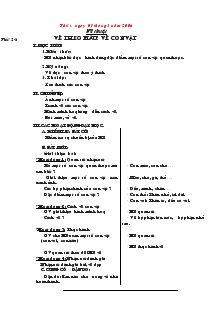 Giáo án Lớp 2 - Tuần 24