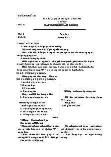 Giáo án Lớp 2 - Tuần 28