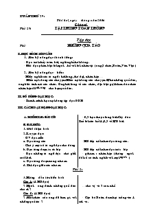 Giáo án Lớp 2 - Tuần 29