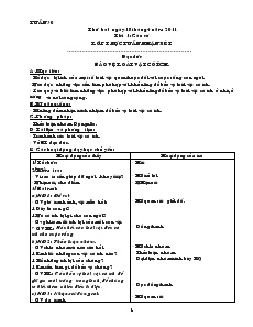 Giáo án Lớp 2 - Tuần 30