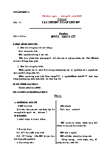 Giáo án Lớp 2 - Tuần 7