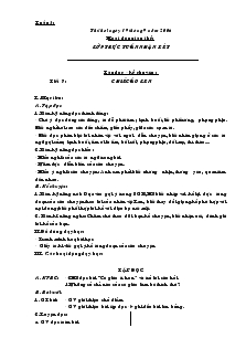 Giáo án Lớp 3 - Tuần 3