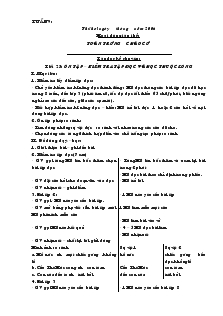 Giáo án Lớp 3 - Tuần 9