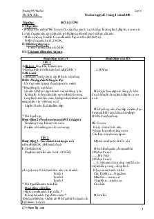 Giáo án Lớp 1 - Tuần 32 - Phạm Thị Anh - Trường TH Hứa Tạo