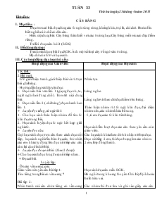 Giáo án Lớp 1 - Tuần 33