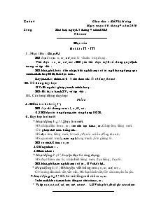 Giáo án Lớp 1 - Tuần 4 - Đỗ Thị Hương