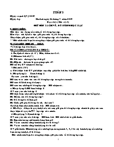 Giáo án Lớp 1 - Tuần 5 - Bùi Thị Thủy