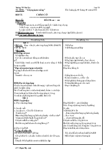 Giáo án Lớp 1 - Tuần 8 - Phạm Thị Anh - Trường TH Hứa Tạo