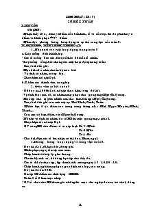 Giáo án Lớp 1 - Tuần 8