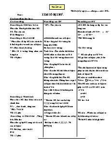 Giáo án Lớp 2 - Tuần 12