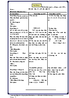 Giáo án Lớp 2 - Tuần 14