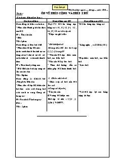 Giáo án Lớp 2 - Tuần 17