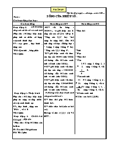 Giáo án Lớp 2 - Tuần 19