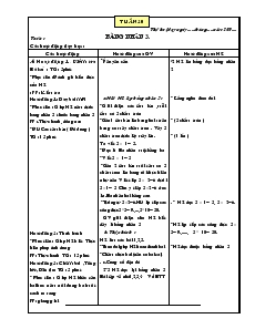 Giáo án Lớp 2 - Tuần 20