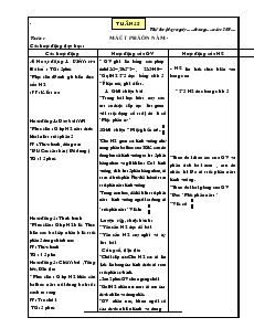 Giáo án Lớp 2 - Tuần 25