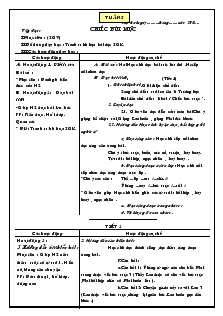 Giáo án Lớp 2 - Tuần 5