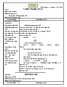 Giáo án Lớp 2 - Tuần 6