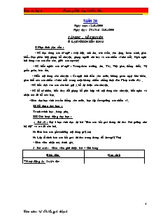 Giáo Án Lớp 3 - Tuần 20 - Vũ Thị Quỳnh Hạnh - Trường Tiểu học Võ Thị Sáu