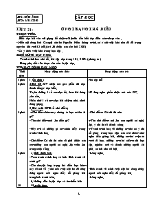 Giáo án Lớp 4 - Tuần 11