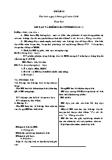 Giáo án Lớp 4 - Tuần 18 - Ngọc Hùng Thắng