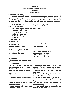 Giáo án Lớp 4 - Tuần 19 - Ngọc Hùng Thắng