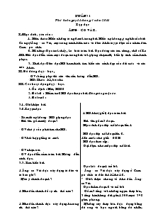 Giáo án Lớp 4 - Tuần 31 - Ngọc Hùng Thắng