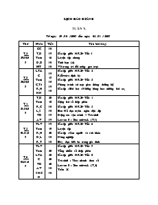 Giáo án Lớp 5 - Tuần 10