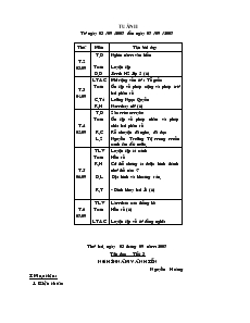 Giáo án Lớp 5 - Tuần 2