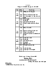 Giáo án Lớp 5 - Tuần 4