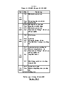 Giáo án Lớp 5 - Tuần 5