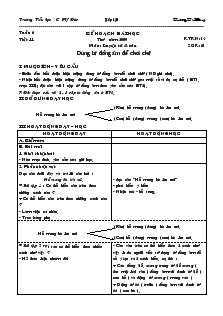 Giáo án Luyện từ và câu lớp 5 - Tiết 12: Dùng từ đồng âm để chơi chữ - Trương Tiến Đạt - Trường Tiểu học 
