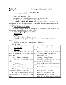 Giáo Án Lớp 1 - Tuần 24