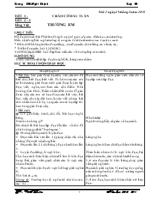 Giáo Án Lớp 1 - Tuần 25 - Võ Thị Liên - Trường TH Nghi Thịnh