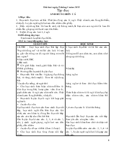 Giáo Án Lớp 1 - Tuần 35