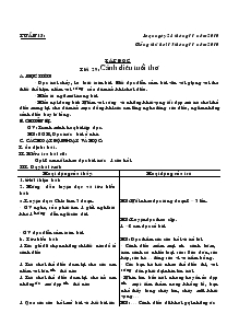 Giáo án Lớp 4 - Tuần 15