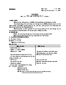 Giáo án Lớp 4 - Tuần 18