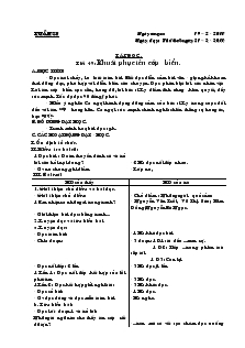 Giáo án Lớp 4 - Tuần 25