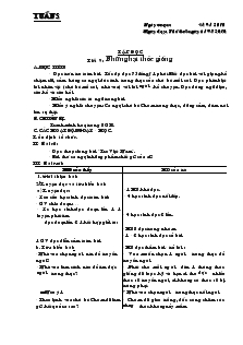 Giáo án Lớp 4 - Tuần 5