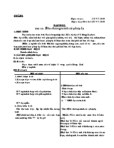 Giáo án Lớp 4 - Tuần 8