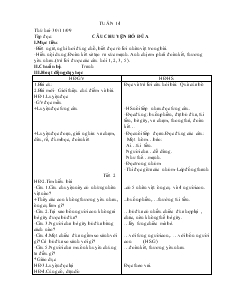 Giáo Án Tiếng Việt Lớp 1 - Tuần 14