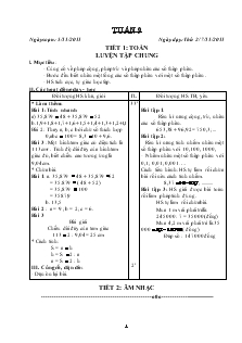 Giáo án Buổi chiểu Lớp 1 - Tuần 9